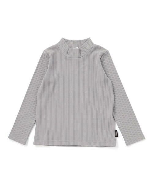 Noeil aime BeBe/ノイユ エーム べべ トタンテレコタートルTシャツ(80~130cm) グレー 80cm Noeil aime BeBe/ノイユ エーム べべ トタンテレコタートルTシャツ(80~130cm) グレー 80cm