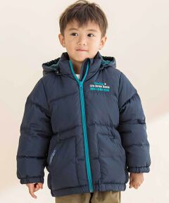 Noeil aime BeBe / ノイユ エーム べべ ダウンジャケット・ベスト | 取り外せるフード付きタフタダウンジャケット(90~130cm)