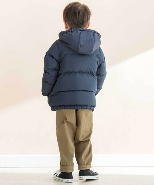 Noeil aime BeBe / ノイユ エーム べべ ダウンジャケット・ベスト | 取り外せるフード付きタフタダウンジャケット(90~130cm) | 詳細3