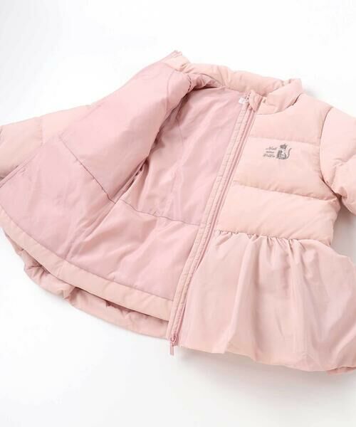Noeil aime BeBe / ノイユ エーム べべ ダウンジャケット・ベスト | ペプラム付きタフタダウンコート(90~130cm) | 詳細5
