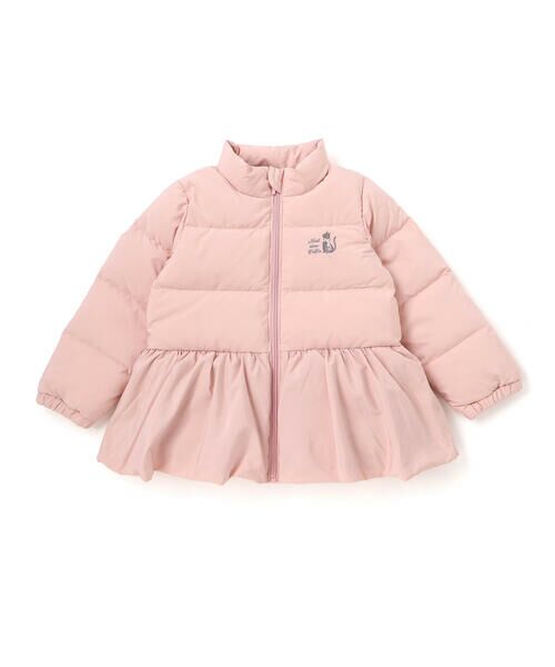 Noeil aime BeBe / ノイユ エーム べべ ダウンジャケット・ベスト | ペプラム付きタフタダウンコート(90~130cm) | 詳細3