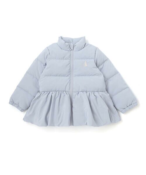 Noeil aime BeBe / ノイユ エーム べべ ダウンジャケット・ベスト | ペプラム付きタフタダウンコート(90~130cm) | 詳細11