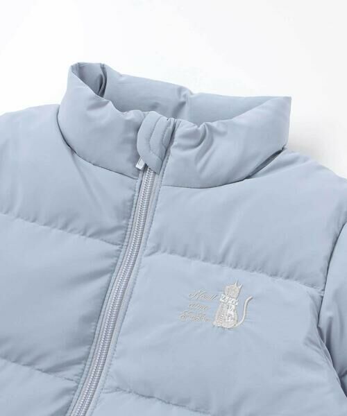 Noeil aime BeBe / ノイユ エーム べべ ダウンジャケット・ベスト | ペプラム付きタフタダウンコート(90~130cm) | 詳細13