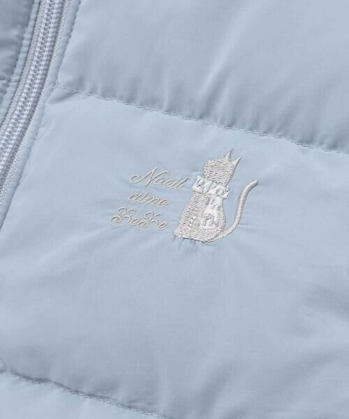 Noeil aime BeBe / ノイユ エーム べべ ダウンジャケット・ベスト | ペプラム付きタフタダウンコート(90~130cm) | 詳細14