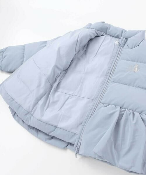 Noeil aime BeBe / ノイユ エーム べべ ダウンジャケット・ベスト | ペプラム付きタフタダウンコート(90~130cm) | 詳細18