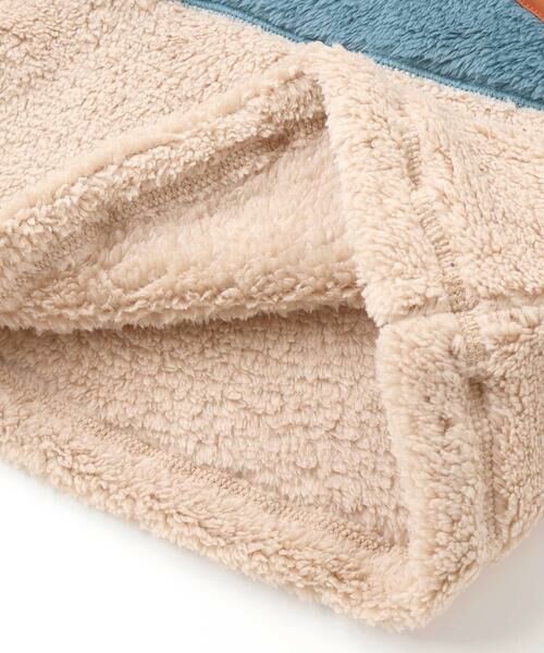 Noeil aime BeBe / ノイユ エーム べべ スウェット | ボア配色切り替えタフタポケットトレーナー(90~130cm) | 詳細10