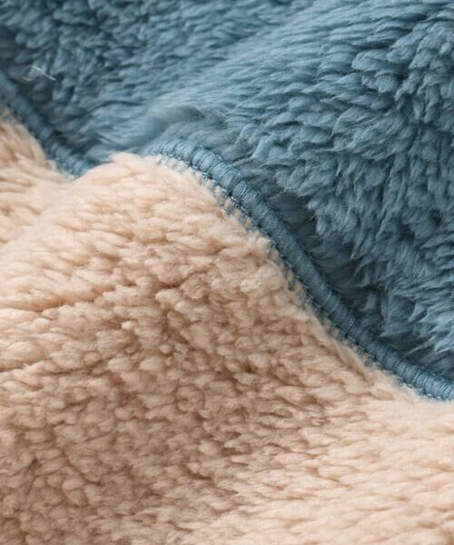 Noeil aime BeBe / ノイユ エーム べべ スウェット | ボア配色切り替えタフタポケットトレーナー(90~130cm) | 詳細11