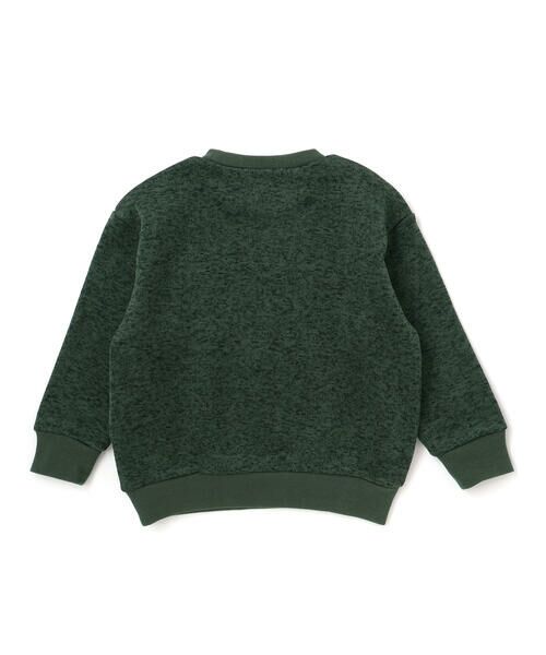 Noeil aime BeBe / ノイユ エーム べべ スウェット | メランジ裏毛起毛星刺しゅうトレーナー(80~130cm) | 詳細3