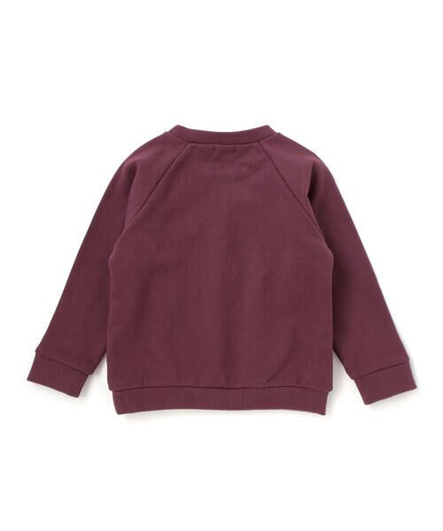 Noeil aime BeBe / ノイユ エーム べべ スウェット | 裏毛起毛リボン付きトレーナー(80~130cm) | 詳細11