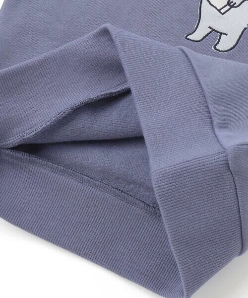 Noeil aime BeBe / ノイユ エーム べべ スウェット | 裏毛起毛クマプリントトレーナー(80~130cm) | 詳細9