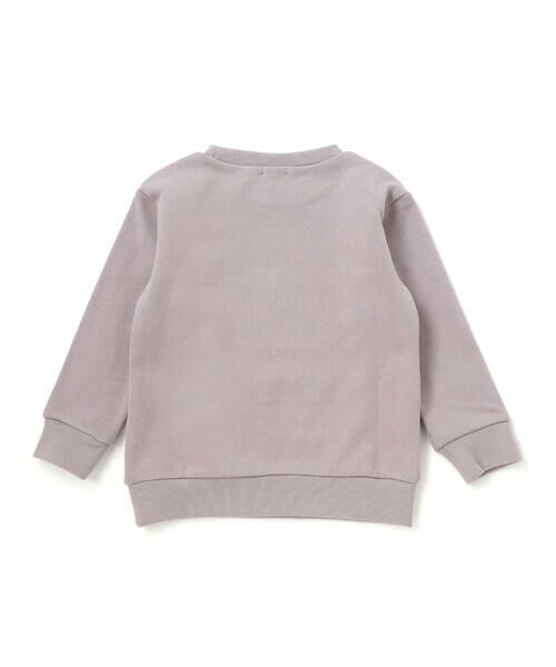 Noeil aime BeBe / ノイユ エーム べべ スウェット | 裏毛起毛クマプリントトレーナー(80~130cm) | 詳細14