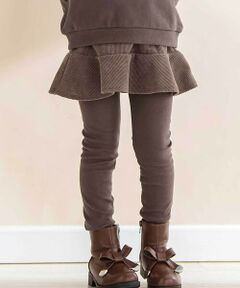 Noeil aime BeBe / ノイユ エーム べべ レギンス・スパッツ | ニットコールスカート付きスパッツ(80~130cm)