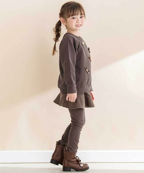 Noeil aime BeBe / ノイユ エーム べべ レギンス・スパッツ | ニットコールスカート付きスパッツ(80~130cm) | 詳細2