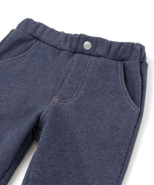 Noeil aime BeBe / ノイユ エーム べべ チノ・ワークパンツ | デニム風裏起毛スリムパンツ(80~130cm) | 詳細6