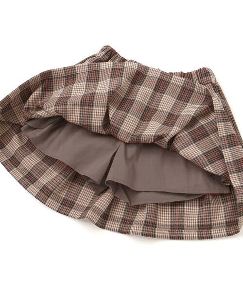 Noeil aime BeBe / ノイユ エーム べべ その他パンツ | タータンチェックインナーパンツ付きスカート(80~130cm) | 詳細12