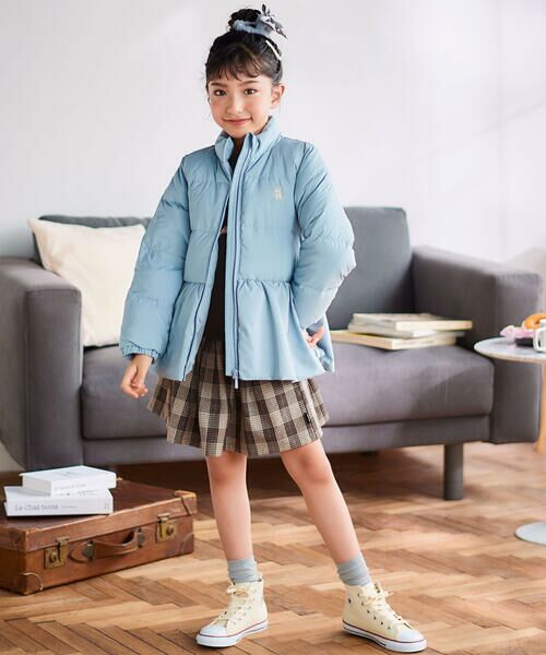 Noeil aime BeBe / ノイユ エーム べべ その他パンツ | タータンチェックインナーパンツ付きスカート(80~130cm) | 詳細5