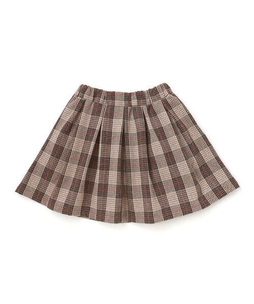 Noeil aime BeBe / ノイユ エーム べべ その他パンツ | タータンチェックインナーパンツ付きスカート(80~130cm) | 詳細8