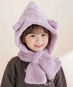 Noeil aime BeBe / ノイユ エーム べべ マフラー・ショール・スヌード・ストール | ボアフリースネコウサギフードマフラー