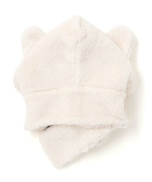 Noeil aime BeBe / ノイユ エーム べべ マフラー・ショール・スヌード・ストール | ボアフリースネコウサギフードマフラー | 詳細1