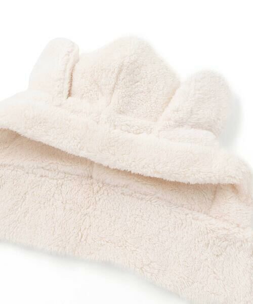 Noeil aime BeBe / ノイユ エーム べべ マフラー・ショール・スヌード・ストール | ボアフリースネコウサギフードマフラー | 詳細2