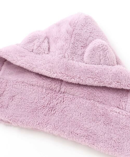 Noeil aime BeBe / ノイユ エーム べべ マフラー・ショール・スヌード・ストール | ボアフリースネコウサギフードマフラー | 詳細12