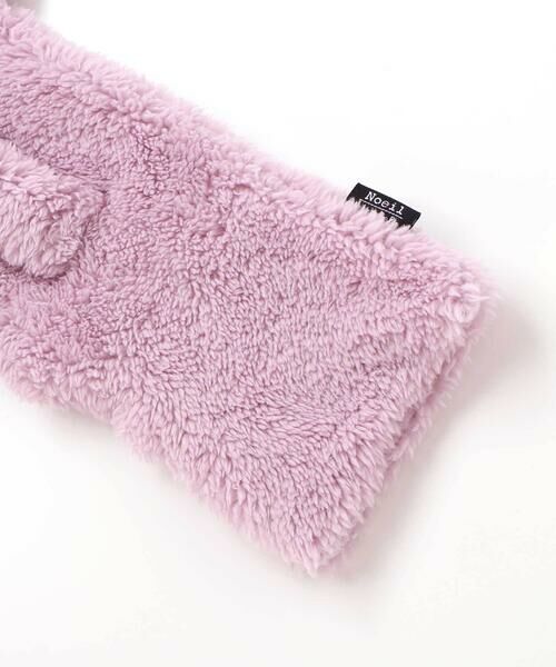 Noeil aime BeBe / ノイユ エーム べべ マフラー・ショール・スヌード・ストール | ボアフリースネコウサギフードマフラー | 詳細14