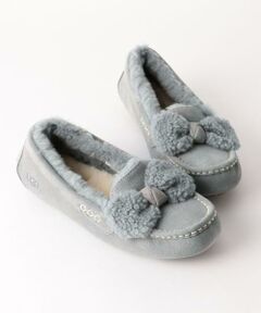 【WEB限定】アグ/UGG Ansley ファーボウ/スリッポン