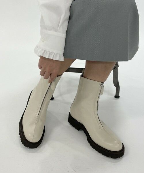 大人気新品 ショートブーツ センターメタルジップ 新品未使用 ブーツ