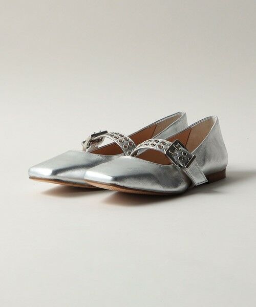 ODETTE E ODILE / オデット エ オディール フラットシューズ | ＜VINILO＞EYELET BELT FLAT | 詳細1