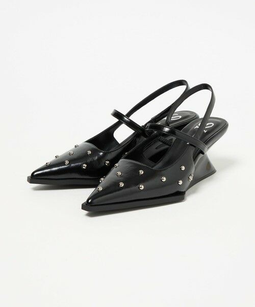 ODETTE E ODILE / オデット エ オディール パンプス | ＜SY＞ ポインテッドベルトウェッジバックベルト パンプス60●↑ | 詳細1