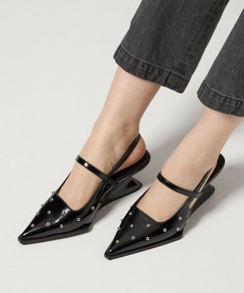 ODETTE E ODILE / オデット エ オディール パンプス | ＜SY＞ ポインテッドベルトウェッジバックベルト パンプス60●↑ | 詳細10