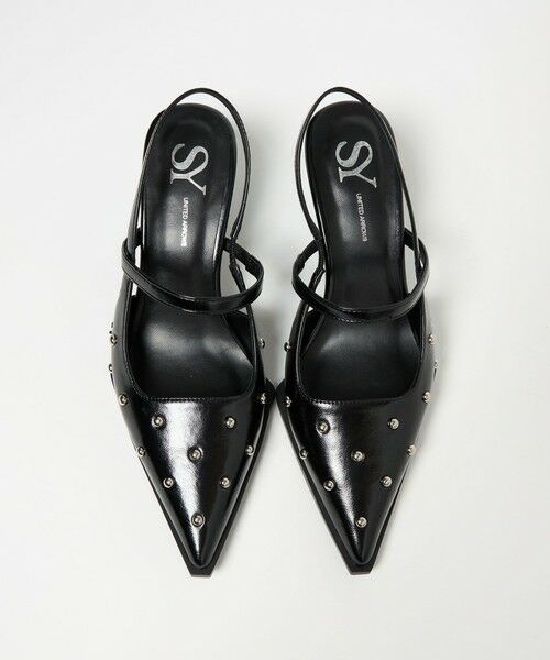 ODETTE E ODILE / オデット エ オディール パンプス | ＜SY＞ ポインテッドベルトウェッジバックベルト パンプス60●↑ | 詳細2