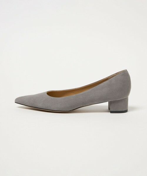ODETTE E ODILE/オデット エ オディール ポインテッドブロックヒール パンプス35↓↑ MD. GRAY 22.5cm ODETTE E ODILE/オデット エ オディール ポインテッドブロックヒール パンプス35↓↑ MD. GRAY 22.5cm