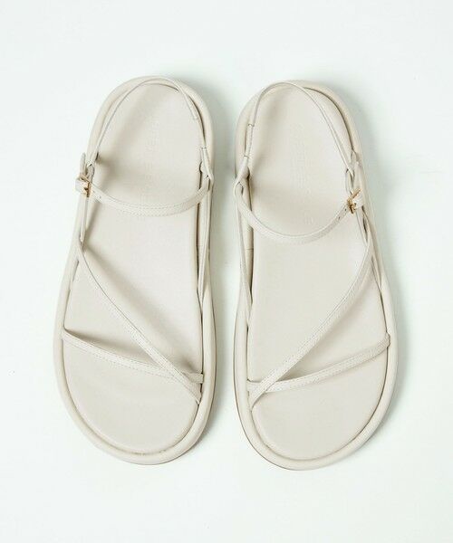 ODETTE E ODILE/オデット エ オディール ナローストラッププラットフォーム サンダル35↑ OFF WHITE 24cm(36) ODETTE E ODILE/オデット エ オディール ナローストラッププラットフォーム サンダル35↑ OFF WHITE 24cm(36)