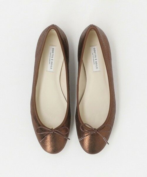 ODETTE E ODILE/オデット エ オディール バレリーナ25F フラット10↓↑ GOLD 24.5cm ODETTE E ODILE/オデット エ オディール バレリーナ25F フラット10↓↑ GOLD 24.5cm