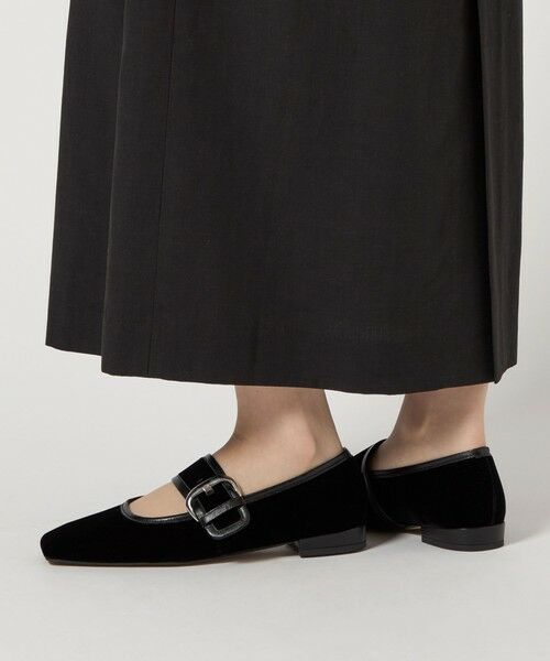 ODETTE E ODILE / オデット エ オディール フラットシューズ | ワイドベルトメリージェーンフラット20↑ | 詳細1