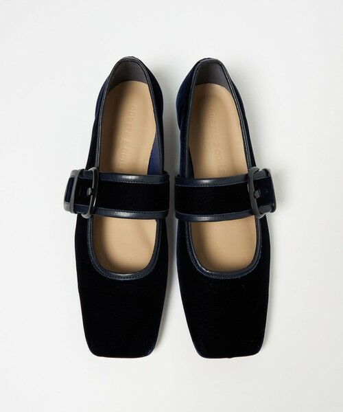 ODETTE E ODILE/オデット エ オディール ワイドベルトメリージェーンフラット20↑ NAVY 22cm ODETTE E ODILE/オデット エ オディール ワイドベルトメリージェーンフラット20↑ NAVY 22cm