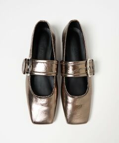 ODETTE E ODILE / オデット エ オディール フラットシューズ | ワイドベルトメリージェーンフラット20↑