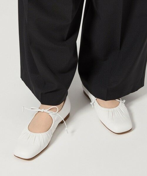 ODETTE E ODILE / オデット エ オディール フラットシューズ | ギャザートップバレエフラット10↑ | 詳細2