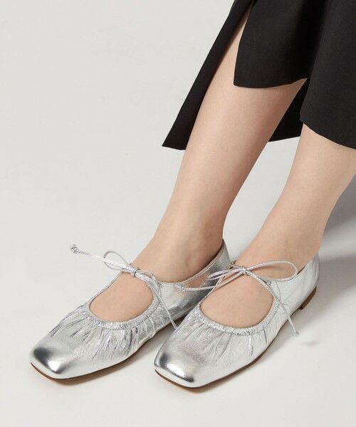 ODETTE E ODILE / オデット エ オディール フラットシューズ | ギャザートップバレエフラット10↑ | 詳細14