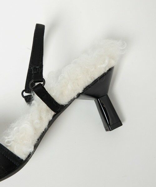 ODETTE E ODILE / オデット エ オディール サンダル | ＜SY＞ ヒールアップフェイクファー サンダル55↑ | 詳細3