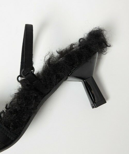 ODETTE E ODILE / オデット エ オディール サンダル | ＜SY＞ ヒールアップフェイクファー サンダル55↑ | 詳細7