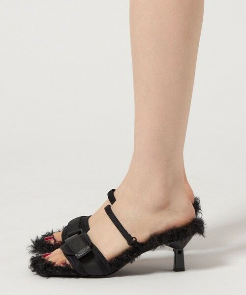 ODETTE E ODILE / オデット エ オディール サンダル | ＜SY＞ ヒールアップフェイクファー サンダル55↑ | 詳細8