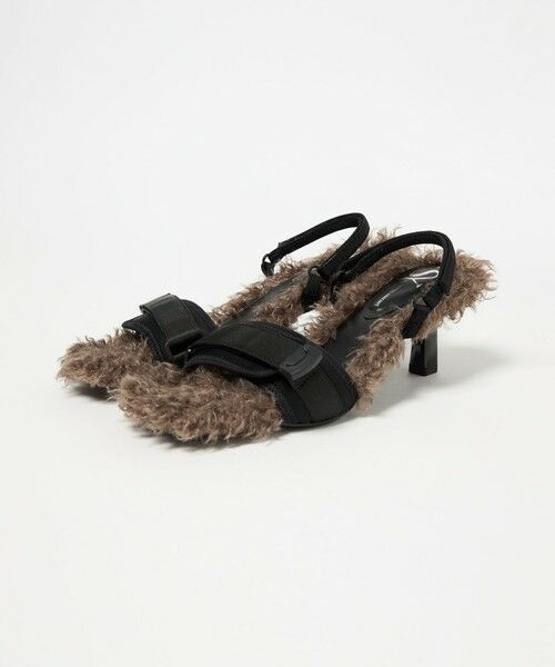 ODETTE E ODILE / オデット エ オディール サンダル | ＜SY＞ ヒールアップフェイクファー サンダル55↑ | 詳細9