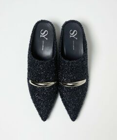 ODETTE E ODILE / オデット エ オディール サンダル | ＜SY＞ ポインテッドインヒールウェッジミュール サンダル55↑