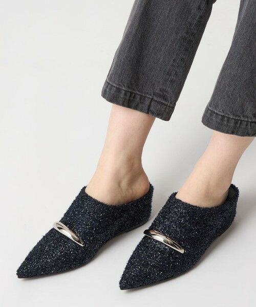 ODETTE E ODILE / オデット エ オディール サンダル | ＜SY＞ ポインテッドインヒールウェッジミュール サンダル55↑ | 詳細17