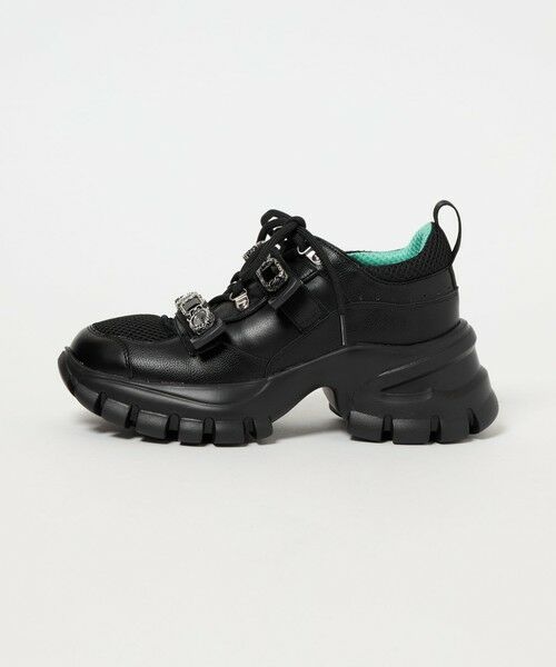 ODETTE E ODILE/オデット エ オディール <SY> デコビジュー スニーカー70↑ BLACK 24.5cm