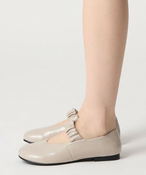 ODETTE E ODILE / オデット エ オディール フラットシューズ | ＜SY＞ オブリークシャーリング フラット15↑ | 詳細4