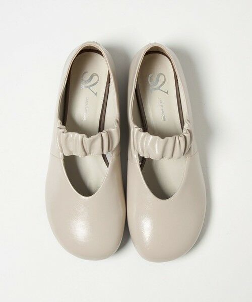 ODETTE E ODILE/オデット エ オディール <SY> オブリークシャーリング フラット15↑ OFF WHITE 23cm ODETTE E ODILE/オデット エ オディール <SY> オブリークシャーリング フラット15↑ OFF WHITE 23cm