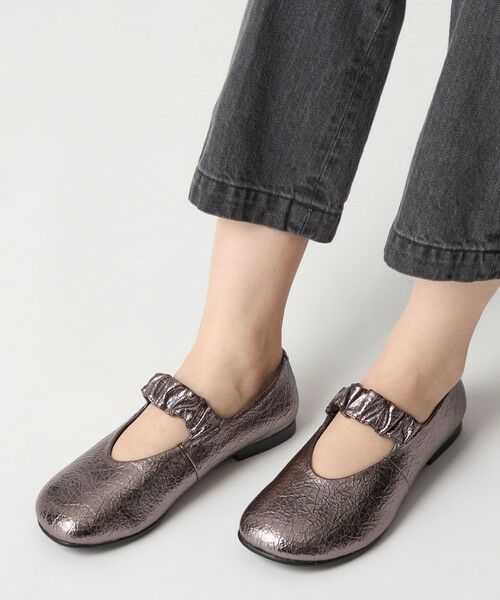 ODETTE E ODILE / オデット エ オディール フラットシューズ | ＜SY＞ オブリークシャーリング フラット15↑ | 詳細13